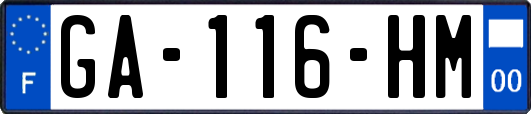 GA-116-HM