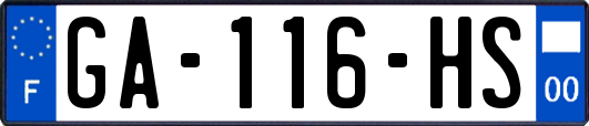 GA-116-HS