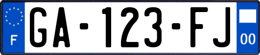 GA-123-FJ