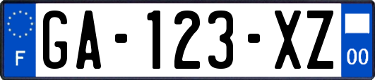 GA-123-XZ