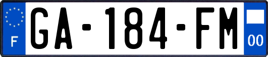 GA-184-FM