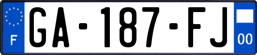 GA-187-FJ