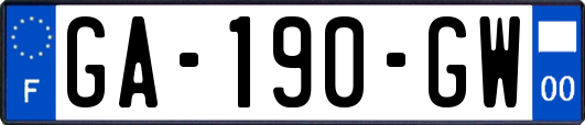 GA-190-GW