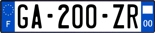 GA-200-ZR