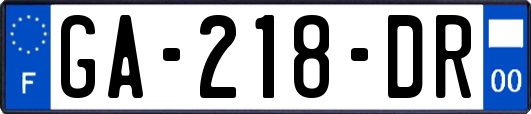 GA-218-DR