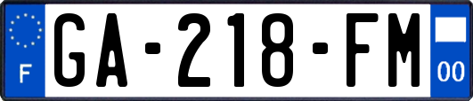 GA-218-FM