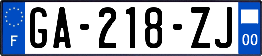 GA-218-ZJ