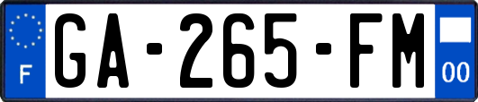 GA-265-FM