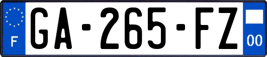 GA-265-FZ