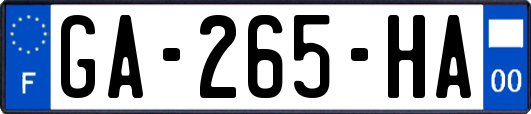 GA-265-HA