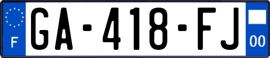 GA-418-FJ