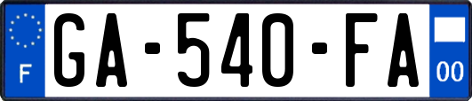 GA-540-FA