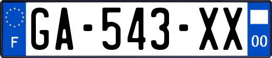 GA-543-XX