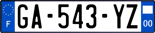 GA-543-YZ