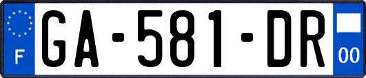 GA-581-DR