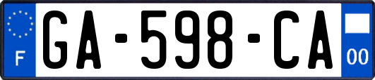 GA-598-CA