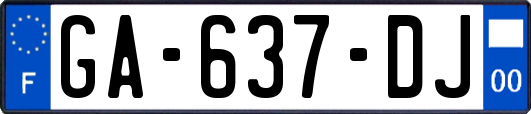 GA-637-DJ