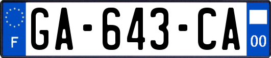 GA-643-CA