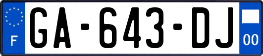 GA-643-DJ