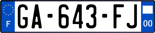 GA-643-FJ