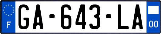 GA-643-LA