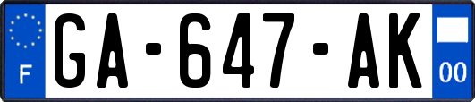 GA-647-AK