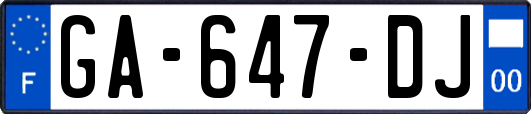 GA-647-DJ