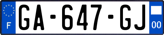 GA-647-GJ