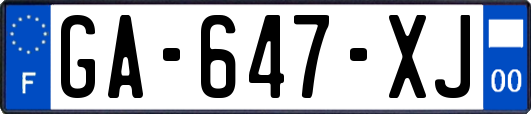 GA-647-XJ