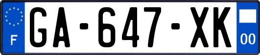 GA-647-XK