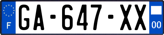 GA-647-XX