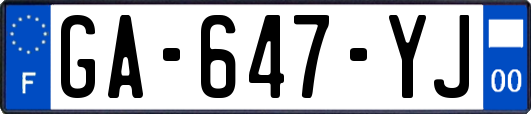 GA-647-YJ