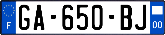 GA-650-BJ