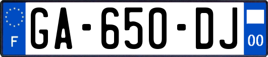 GA-650-DJ