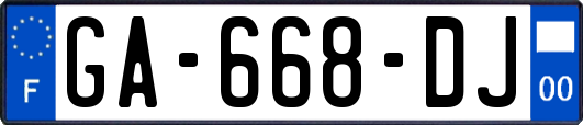 GA-668-DJ