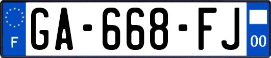 GA-668-FJ