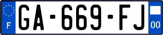 GA-669-FJ
