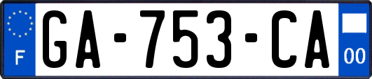 GA-753-CA