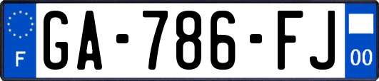 GA-786-FJ
