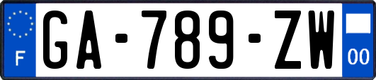 GA-789-ZW