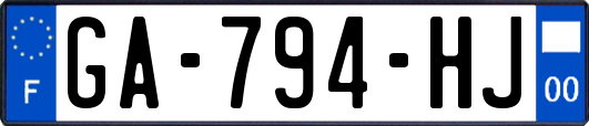 GA-794-HJ