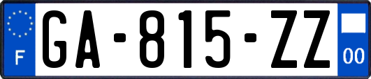 GA-815-ZZ