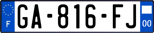 GA-816-FJ