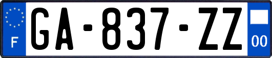 GA-837-ZZ