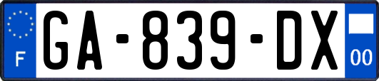 GA-839-DX