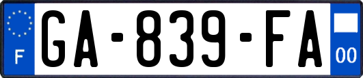 GA-839-FA