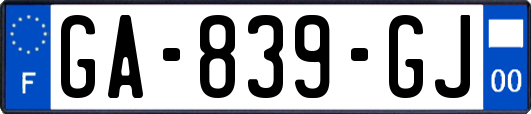 GA-839-GJ