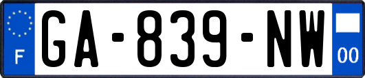 GA-839-NW