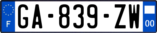 GA-839-ZW