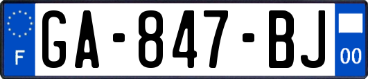 GA-847-BJ